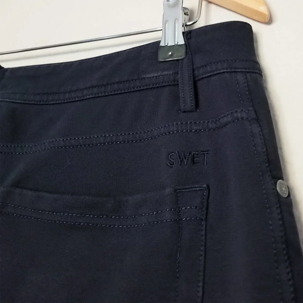 Swet Tailor All In Pants Men's 34x34 Navy Blue Comfort Preppy Stretch Athleisure